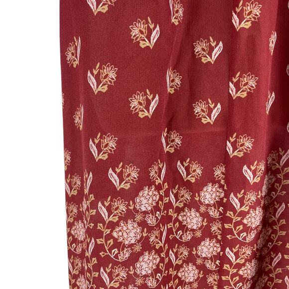 Tucker NYC Silk Shoulder Tie Camisole Sun Dress Clay Orange Size S - Picture 9 of 10